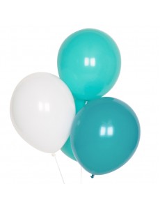 Balões Trio Azul Água